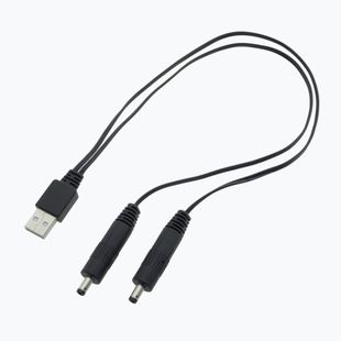 Nabíjecí kabel USB pro vyhřívané rukavice, pantofle a kapuce Glovia GE33C černý