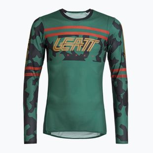Pánský cyklistický dres longsleeve  Leatt MTB Gravity 4.0 teal