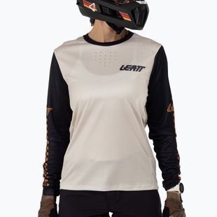 Dámský cyklistický dres longsleeve Leatt MTB Enduro 4.0 W cream