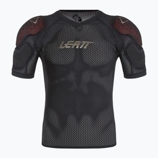 Pánský cyklistický dres s chrániči Leatt 3DF AirFit Lite Evo Sholder black