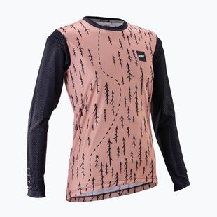 Dámský cyklistický dres Longsleeve Leatt MTB Trail 3.0 trails pink