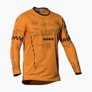 Dětský cyklistický dres Longsleeve Leatt MTB Gravity 3.0 JR lager yellow