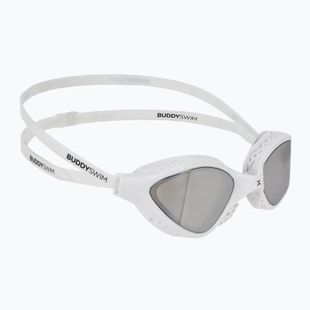 Plavecké brýle BuddySwim OzeanX Mirror white / silver