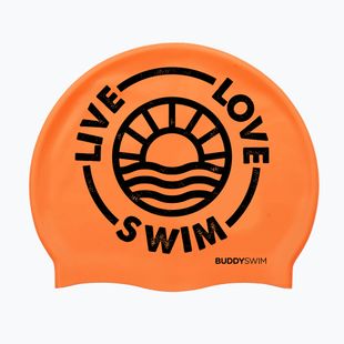 Plavecká čepice BuddySwim LLS2 Silicone orange