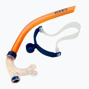Plavecký šnorchl ZONE3 Front Facing Snorkel orange/blue
