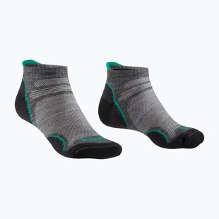 Dámské trekingové ponožky Bridgedale Hike Ultralight Merino Performance Low mid grey/surf