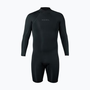 Pánský neopren Xcel Axis Back Zip Spring 2 mm LS black