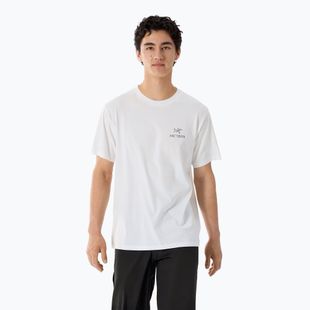 Pánské tričko Arc'teryx Kragg Sl Cotton Bird Word white light/black