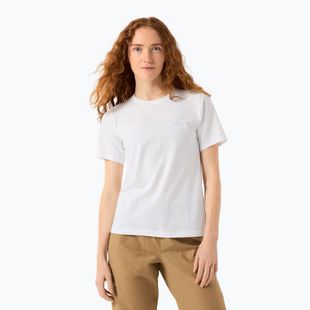 Dámské tričko Arcteryx Kragg Sl Cotton Emblem Crew white light
