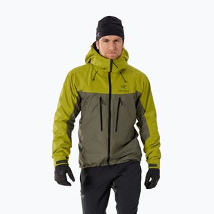 Pánská nepromokavá bunda Arcteryx Alpha olive moss/tatsu