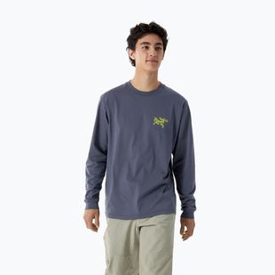 Pánské tričko s dlouhým rukávem Arcteryx Kragg SL Cotton Bird Tile dark stratus/euphoria