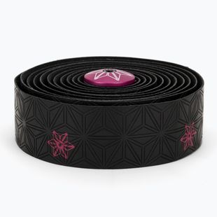 Omotávka na řídítka SUPACAZ Super Sticky Kush Galaxy neon pink/pink star plugs