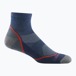Pánské ponožky Darn Tough Light Hiker 1/4 Sock Cushion denim
