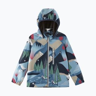 Dětská softshellová bunda Reima Vantti blue ocean