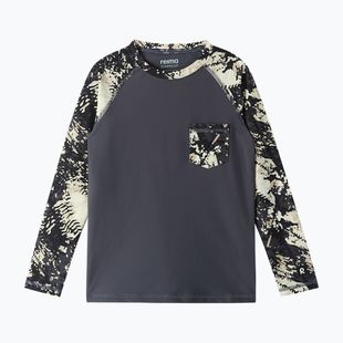 Dětské plavecké tričko Longsleeve Reima Kroolaus soft black