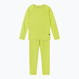 Sada termoprádla pro děti Reima Lani bright lime