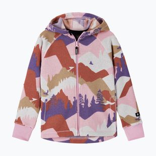 Dětská fleecová mikina Reima Northern Fleece Hoodie grey pink
