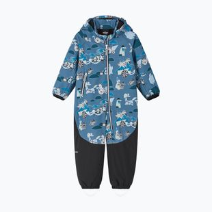 Dětská softshellová kombinéza Reima Moomin Mjosa blue ocean
