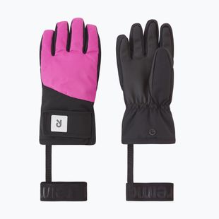 Dětské lyžařské rukavice Reima Hanskas fucshia