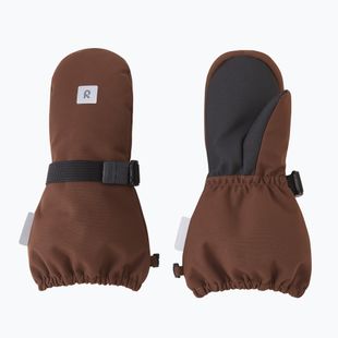 Dětské lyžařské rukavice Reima Ote umber brown