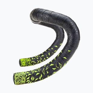 SUPACAZ Super Sticky Kush Star Fade neonově žlutá hvězda fade/neonově žluté zátky na řídítka