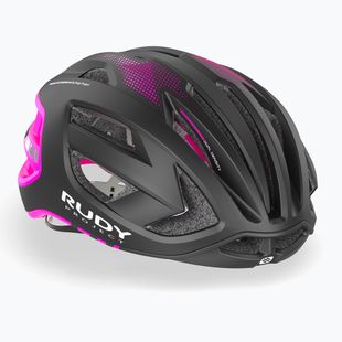 Cyklistická přilba Rudy Project Egos black/pink fluo matte