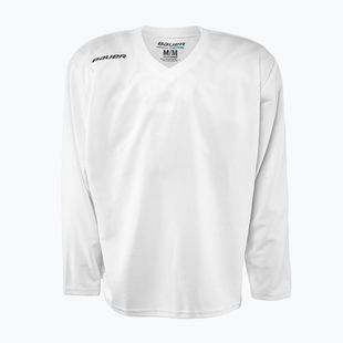 Hokejový tréninkový dres Longsleeve Bauer Flex Practice Jersey white