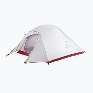 Trekový stan pro 3 osoby  Naturehike Updated Cloud Up 3 light grey/red