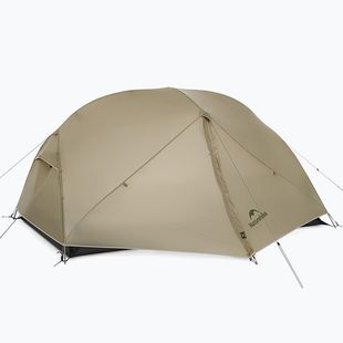 Trekový stan 2‑místný Naturehike Mongar UL 2 15D moon rock sand