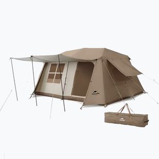 4lůžkový kempingový stan Naturehike Village 13 Ridge Ultimate Edition brown/ti black
