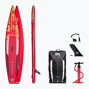 SUP AquaMarina Race - Závodní iSUP, 3,81 m/15 cm červená BT-21RA01