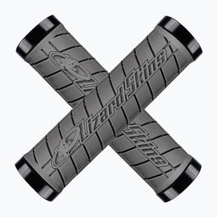 Gripy na řídítka Lizard Skins Dual-Clamp Logo graphite