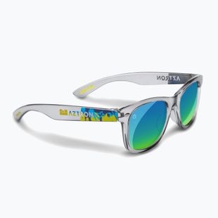 Dětské sluneční brýle Aztron Solar ice grey/graffiti/polarized blue/yellow mirror/grey.