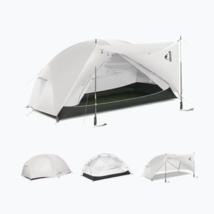 Trekový stan pro 2 osoby Naturehike Mongar Pro 2 20D light grey