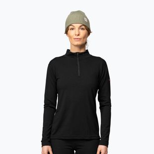 Dámská termo mikina Devold Breeze Merino 150 Zip Neck black