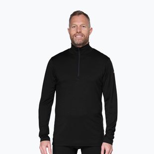 Pánská termo mikina Devold Breeze Plus Merino 200 Zip Neck black