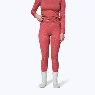 Dámské termo kalhoty Devold Duo Active Merino 205 Longs marsala