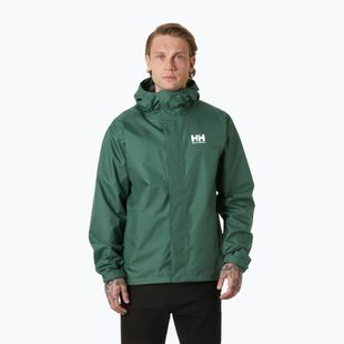 Pánská bunda do deště Helly Hansen Seven J jungle green