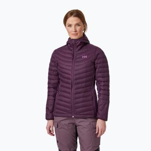 Dámská péřová bunda Helly Hansen Verglas Hood Down Hybrid Insulator fialová 63026_670
