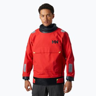 Pánská jachtařská bunda Helly Hansen Aegir Race Light Smock 2.0 alert red