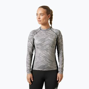 Dámské plavecké tričko longsleeve Helly Hansen Waterwear Rashguard pink cloud wave