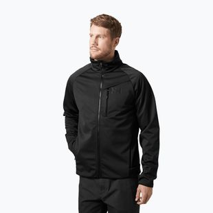 Pánská jachtařská mikina Helly Hansen Hp Windproof Fleece 2.0 ebony