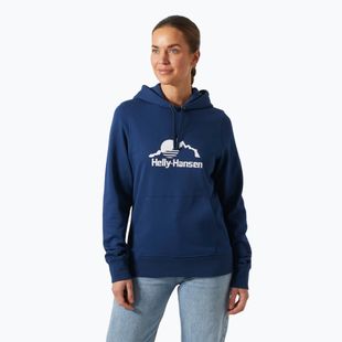 Dámská mikina Helly Hansen Nord Graphic Hooder Hoodie ocean