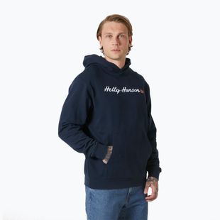 Pánská mikina Helly Hansen Core Graphic Sweat Hoodie navy