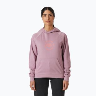 Dámská mikina Helly Hansen Core Graphic Hoodie purple clay