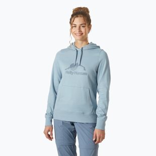 Dámská mikina Helly Hansen Nord Graphic Hoodie windy blue
