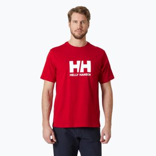 Pánské tričko Helly Hansen Logo 3.0 red
