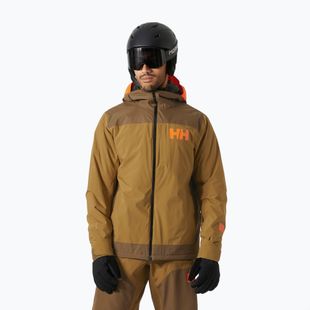 Pánská lyžařská bunda Helly Hansen Powdreamer 2.0 sepia