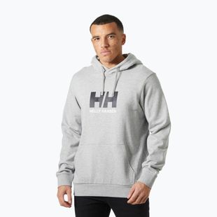Pánská mikina Helly Hansen HH Logo Hoodie grey/melange