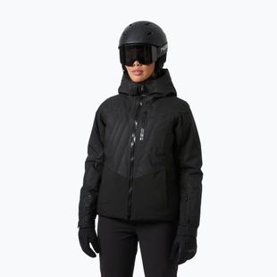 Dámská lyžařská bunda Helly Hansen Valdisere 3.0 black embossed stripes